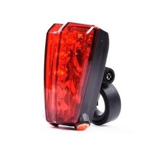 Фонарь задний, 5 диодов, 2 LED габарита, эффект лазерных лучей, Vinca Sport