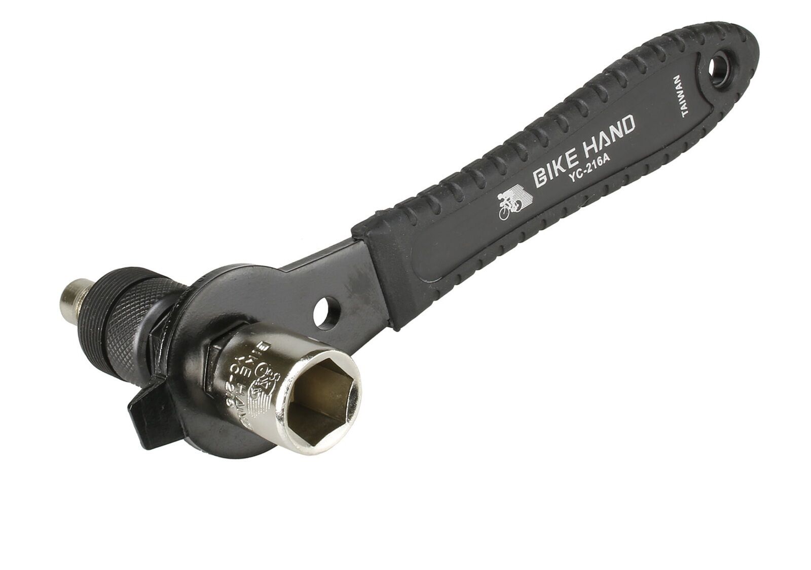 Съемник шатунов Bike Hand YC-216A, обрезиненная рукоятка