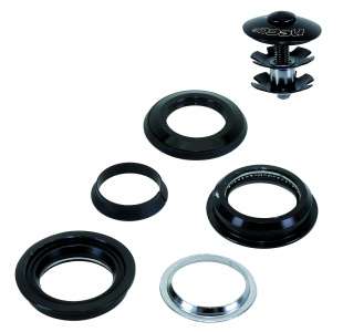 Колонка рулевая 1-1/8", полуинтегрированная, NECO, 28.6/44/30мм, черная