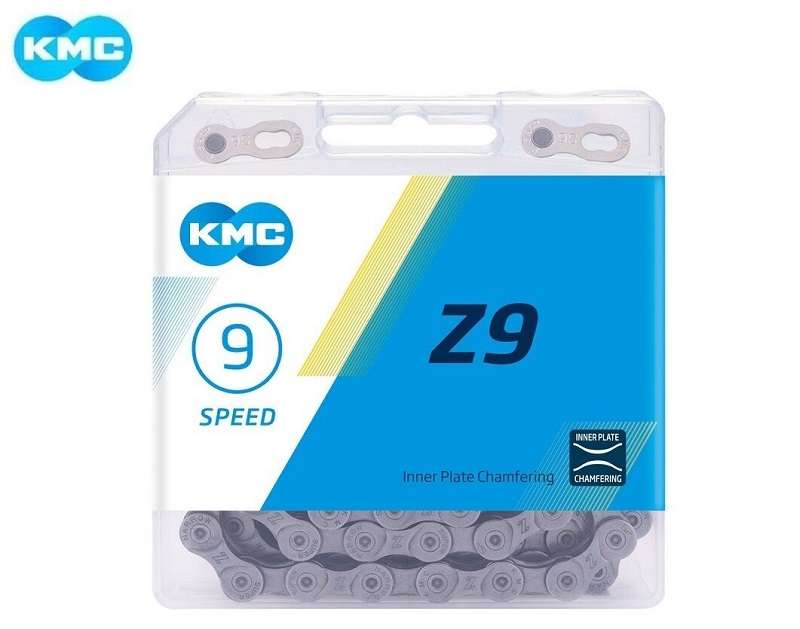 Цепь 9ск KMC Z9, 6.6мм, с замком