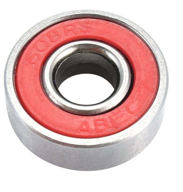 Подшипник ABEC 7 для самоката/скейта/роликов, 1шт, красный/синий