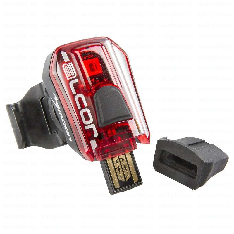 Фонарь задний MOON Alcor, 1 SMD диод, 5 режимов, USB