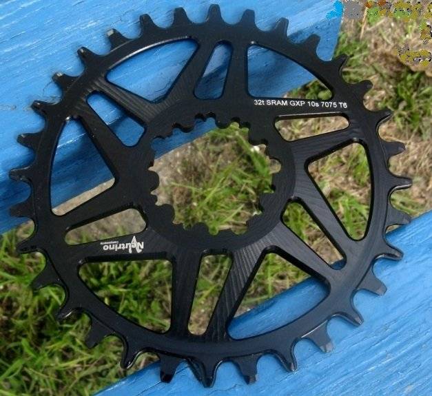 Звезда Neutrino Sram DM смещение 0мм круг 36t черный