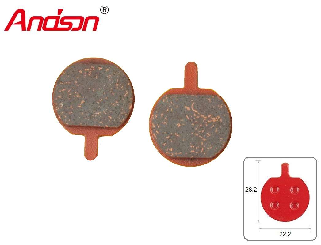Колодки для дисковых тормозов, ANDSON (MAGURA Louis, Hayes MX2, MX3, Sole, Clara, JAK) AD-11