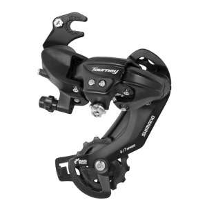 Переключатель задний 6/7ск SHIMANO TY300, под ось, черный