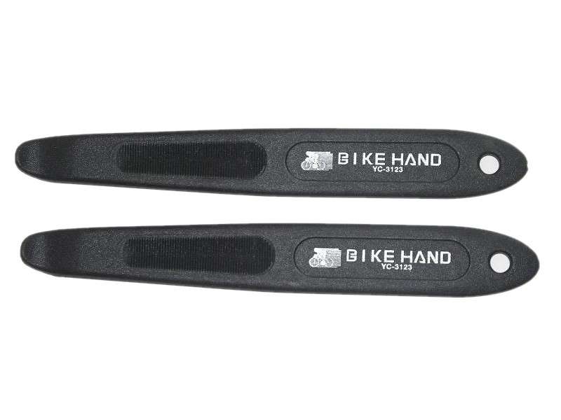 Монтажки пластиковые, 20см, 2шт на блистере, черные BIKEHAND YC-3123