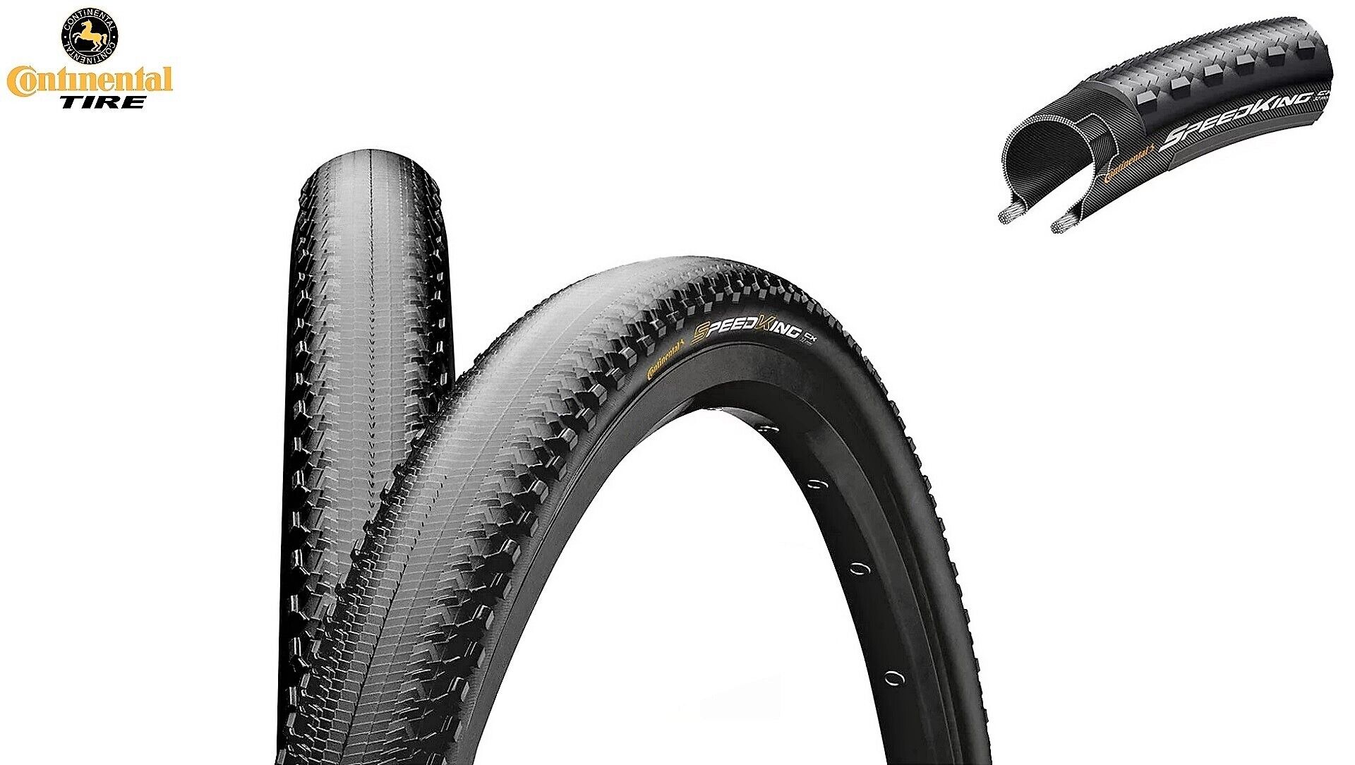 Покрышка 700х35C SPEED KING CX, 3/180 TPI, Cyclocross, Shieldwall, CONTINENTAL