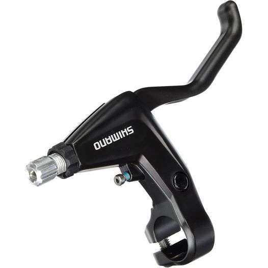Ручка тормоза V-Brake, левая, Shimano Alivio T4000, под 2 пальца, черная