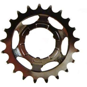 Звезда задняя 21T, для 1ск втулки, Shimano, 2.3мм, серебристая(DX)
