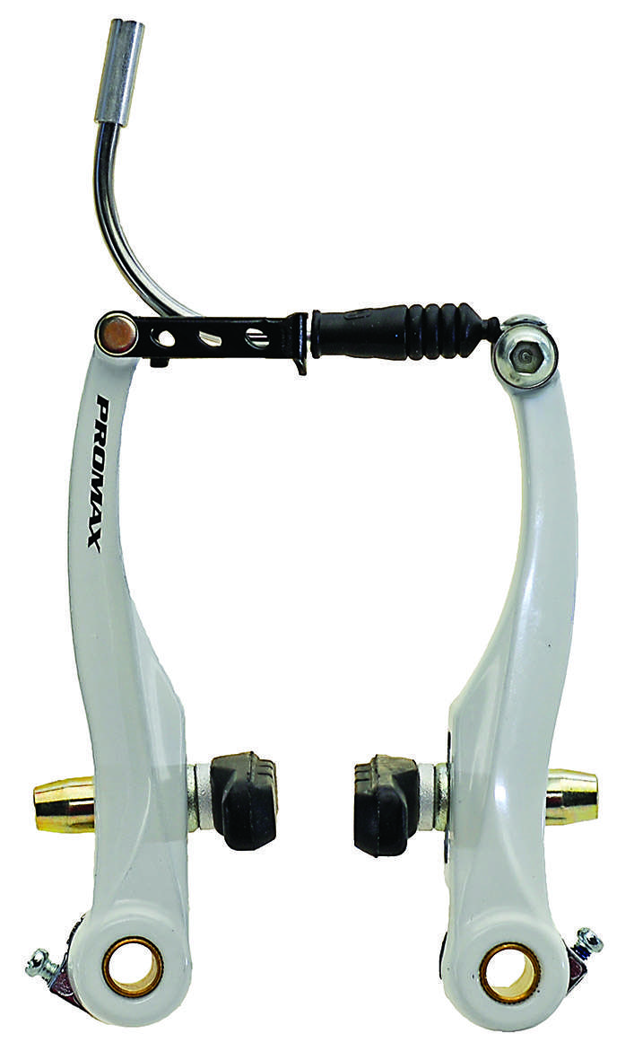 Тормоз V-Brake PROMAX, 110мм, комплект на велосипед, белый