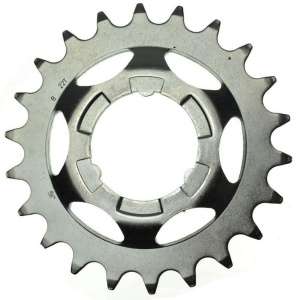 Звезда задняя 22T, для 1ск втулки, Shimano, 2.3мм, серебристая(DX)