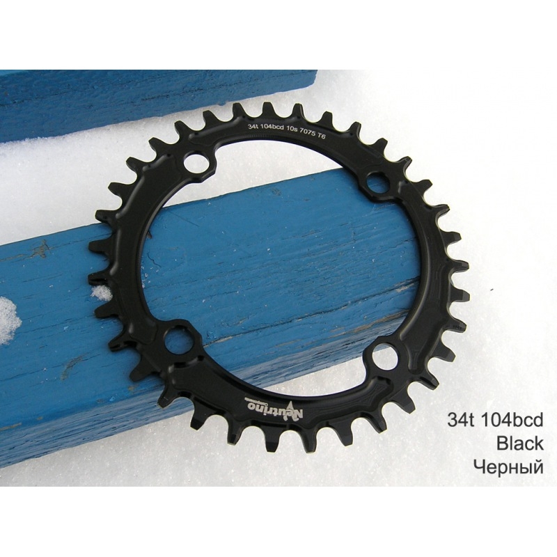 Звезда передняя 9ск 36T Narrow Wide, Neutrino, BCD 104мм, чёрный