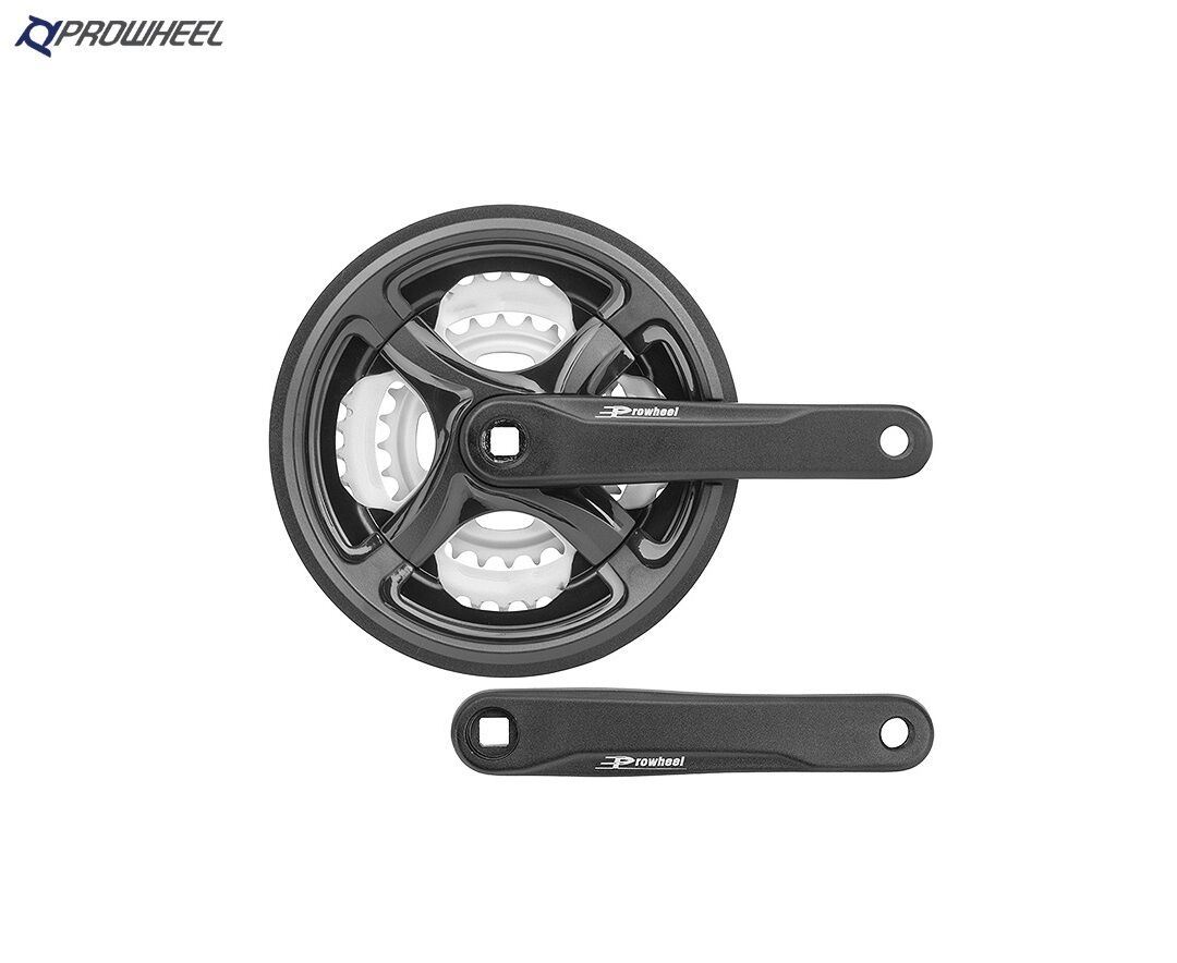 Система 6/7/8ск PROWHEEL, 28/38/48Т, 170мм, алюминиевые шатуны, TY-CN99