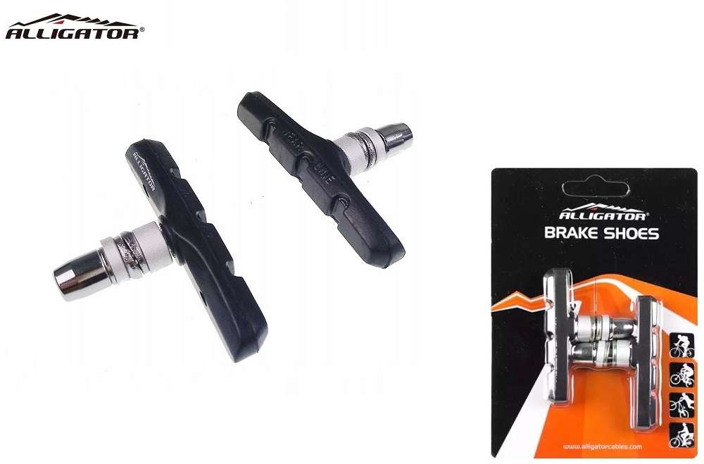 Колодки тормозные V-Brake 70 мм ALLIGATOR, VB-620-DIY