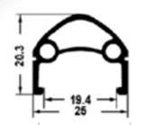 Обод 27.5" H35236, 32H, 25х19,4х20,3мм, пистонированый, д/диск