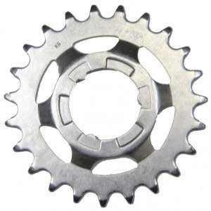 Звезда задняя 23T, для 1ск втулки, Shimano, 2.3мм, серебристая(DX)