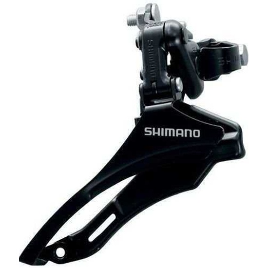 Переключатель передний 6/7ск, для 42Т, SHIMANO TZ500, ун.тяга, верхний хомут 31.8