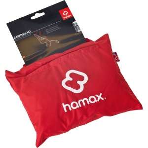 Дождевик Hamax Rain Poncho красный