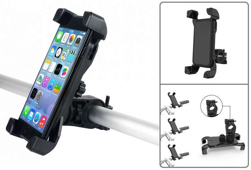 Держатель для смартфона, 5"-8", на руль, регулируемый, 360°Bike Holder, XGNB-064-1